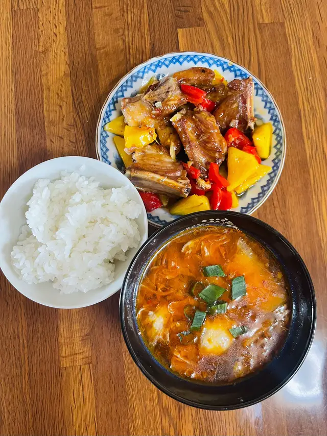 Một mình ở 🇯🇵 thì ăn gì 👉  Gợi ý menu đơn giản-nhanh gọn-dễ nấu 🍲  #cuocsongnhatban #nauancungtiktok #comnha #xuhuong #fyp 