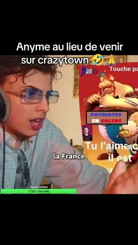 Anyme au lieu de venir sur crazytown 🤣💀 #twitch #anyme #anyme023 