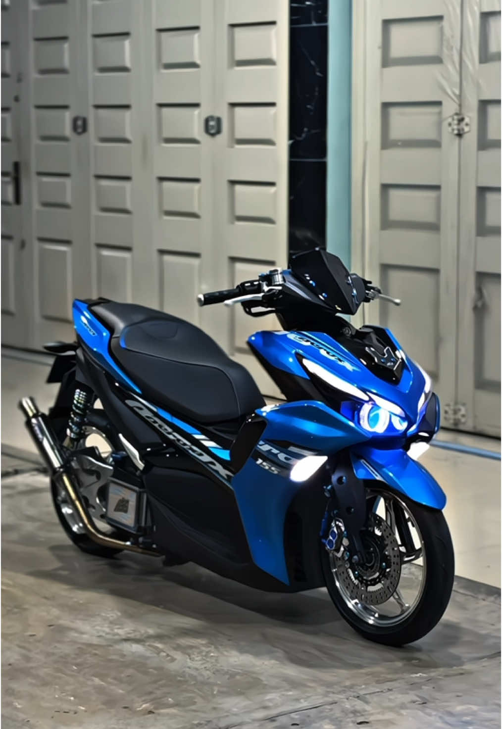 Biru nya cinta🫶🥰#aerox #aerox155 #aeroxmodifikasi #platbm_official🏁 #fypシ゚  