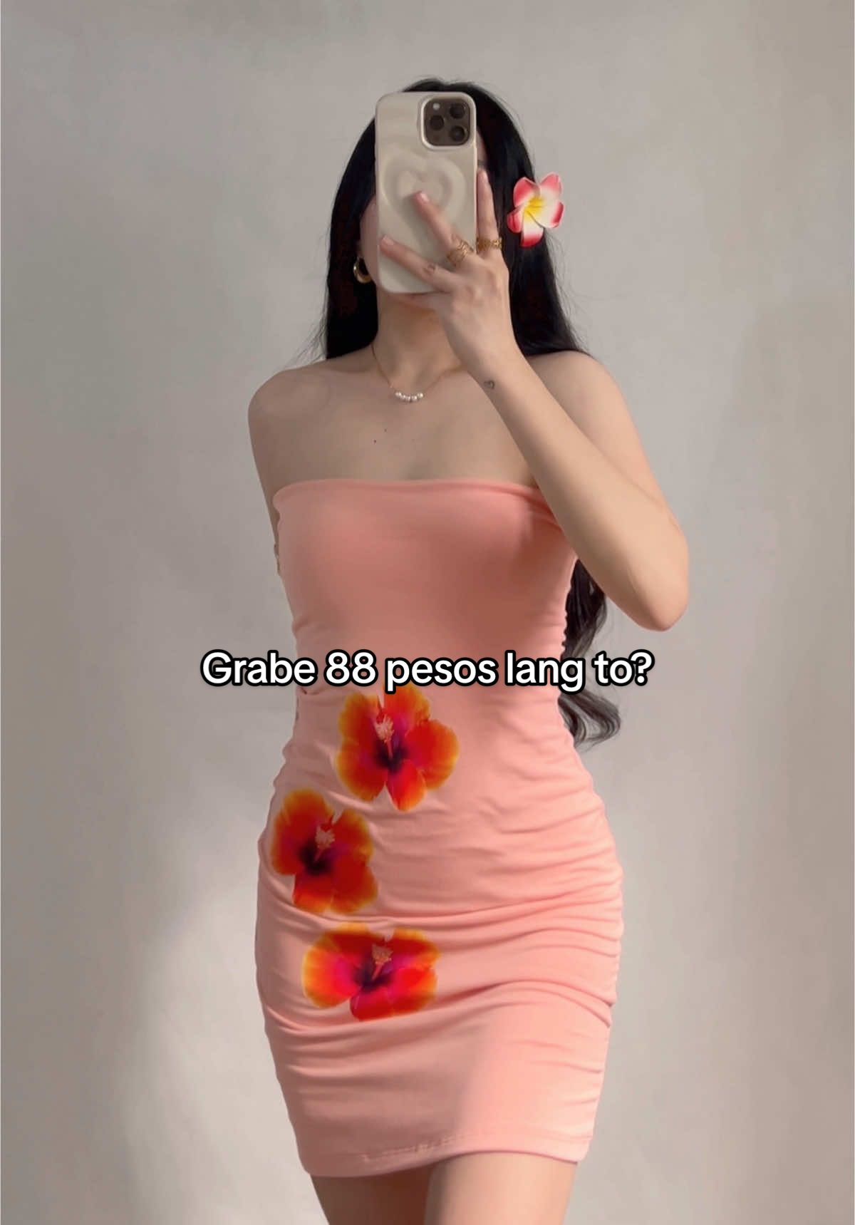 88pesos may beach dress kana 😍 #beachoutfit #summeroutfit #beachdress #bodycondress #tubedress 