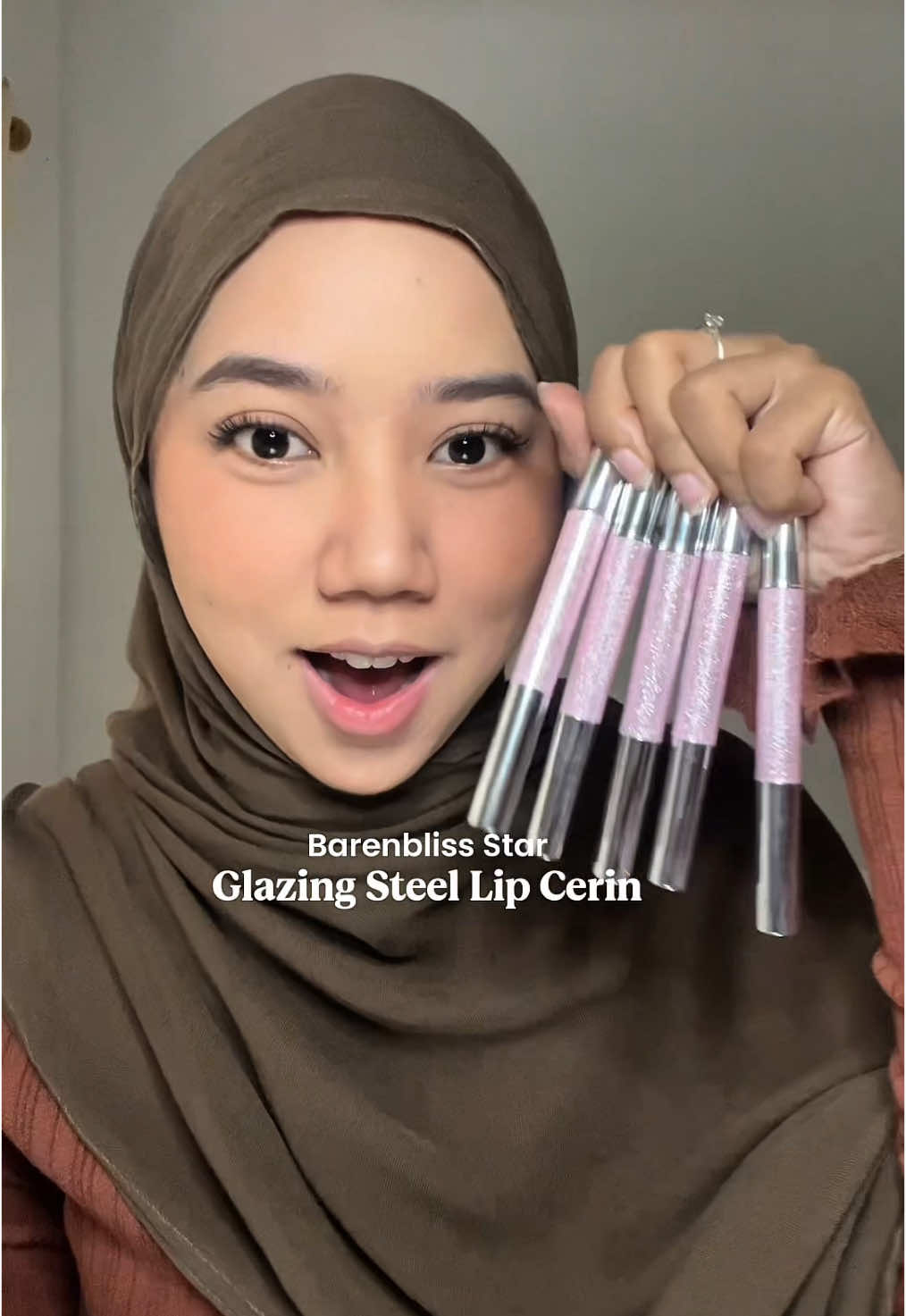 Langsung jatuh cinta! Cantik bgt🥹💗 #makeup #lipstick #lipcerin 