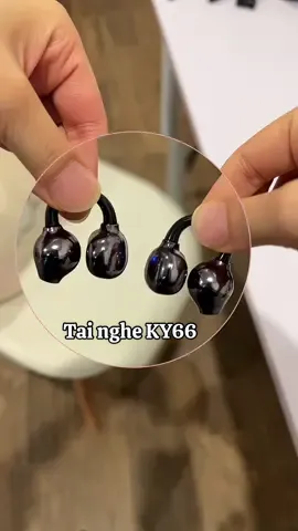 Nhẹ như đeo khuyên tai luôn ✨ #tainghebluetooth #tainghe #tainghekhongday #thuthaocore #ky66 #tainghekeptai #xh 