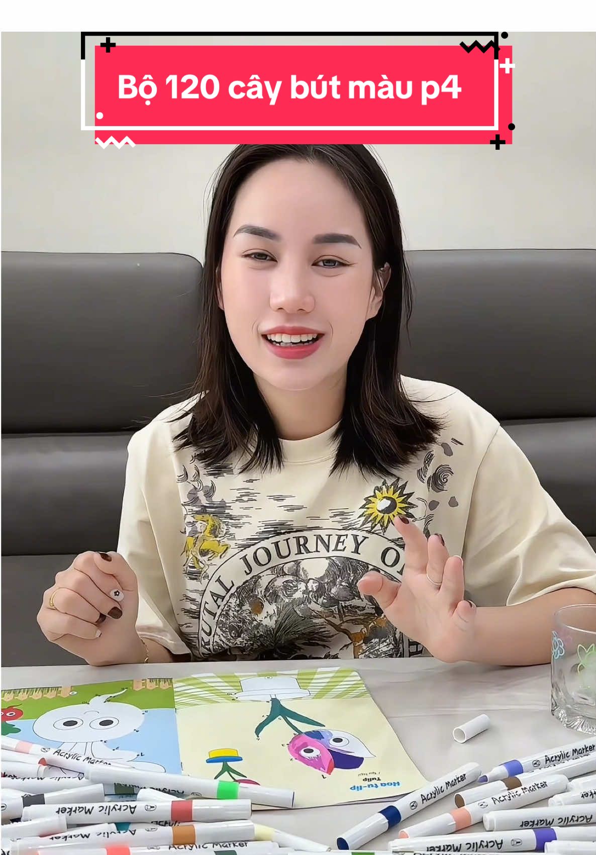 Combo 120 cây bút màu xịn xò chỉ hơn trăm #xuhuong #hangmen96 #butmau #butmauacrylic 