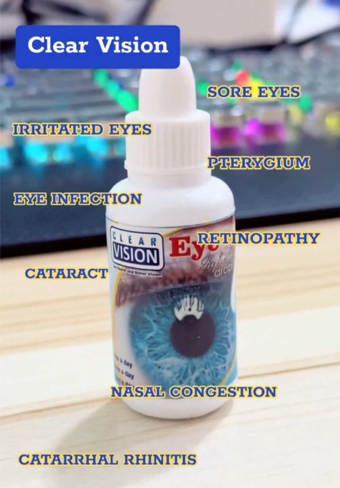 Clear vision eye drops #clearvision #eyedrops #eyecare #eyes #onthisday 