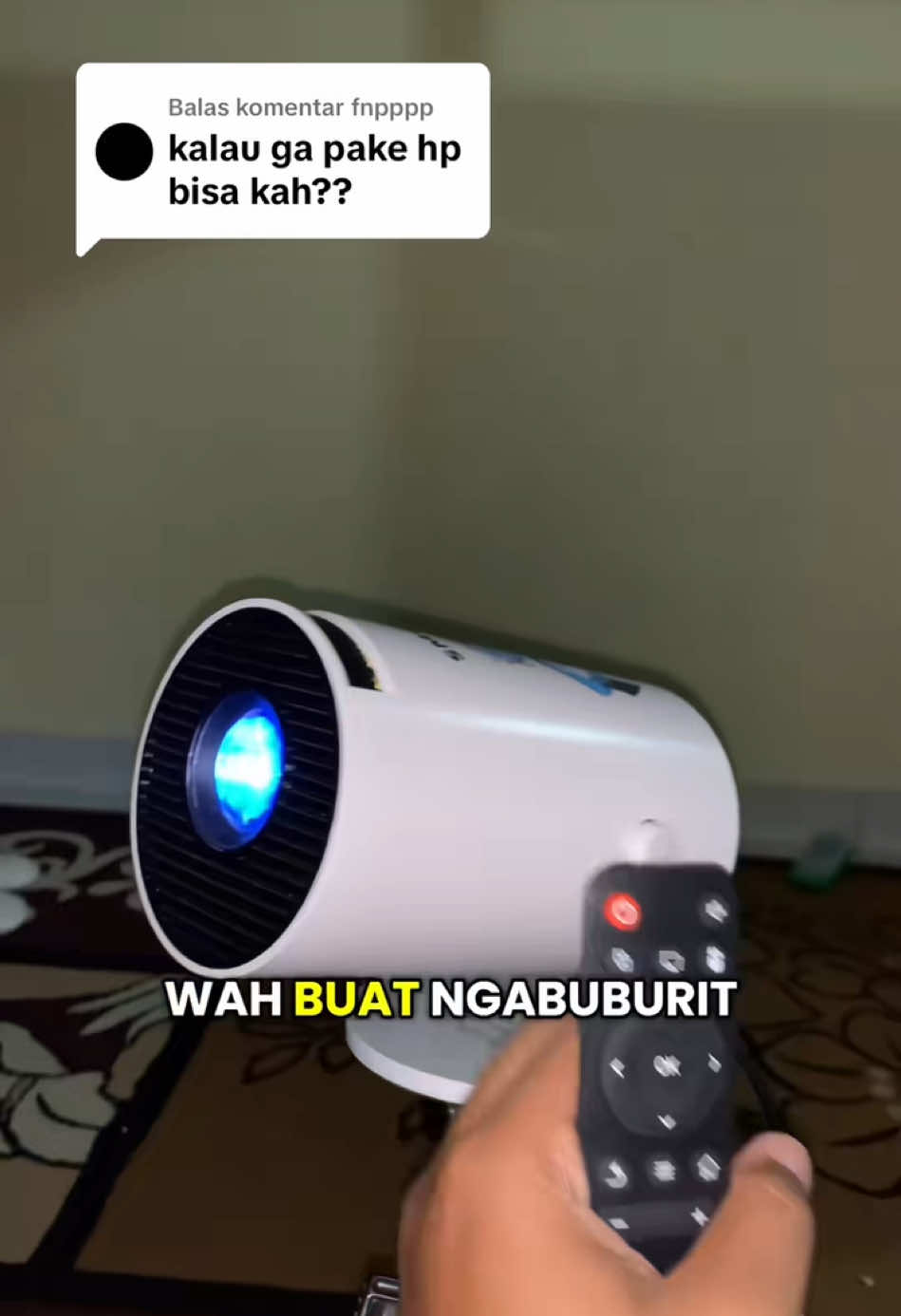 @fnpppp Wah cakep banget! Proyektor Android HY300 — Mini, Jernih, Murah, Bisa COD! 🔥 #proyektorandroid #proyektormini #smartproyektor 