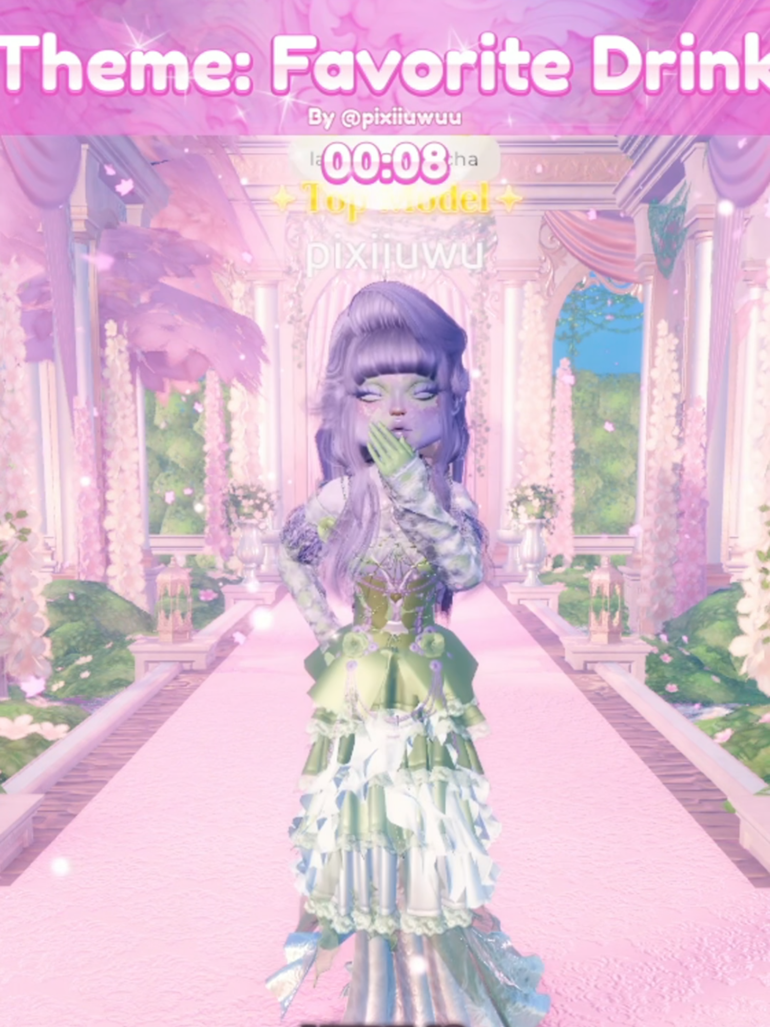 LAVENDER MATCHA outfit in DRESS TO IMPRESS! 🪻🍵 #dresstoimpress #dresstoimpressroblox #robloxfyp #dtiroblox #dresstoimpressvip #robloxedit #robloxdti #dresstoimpressupdate #dticodes #dtiupdate #dtihacks #dresstoimpressoutfitideas #dresstoimpressfyp #roblox #fyp #dti #dtifoodoutfits
