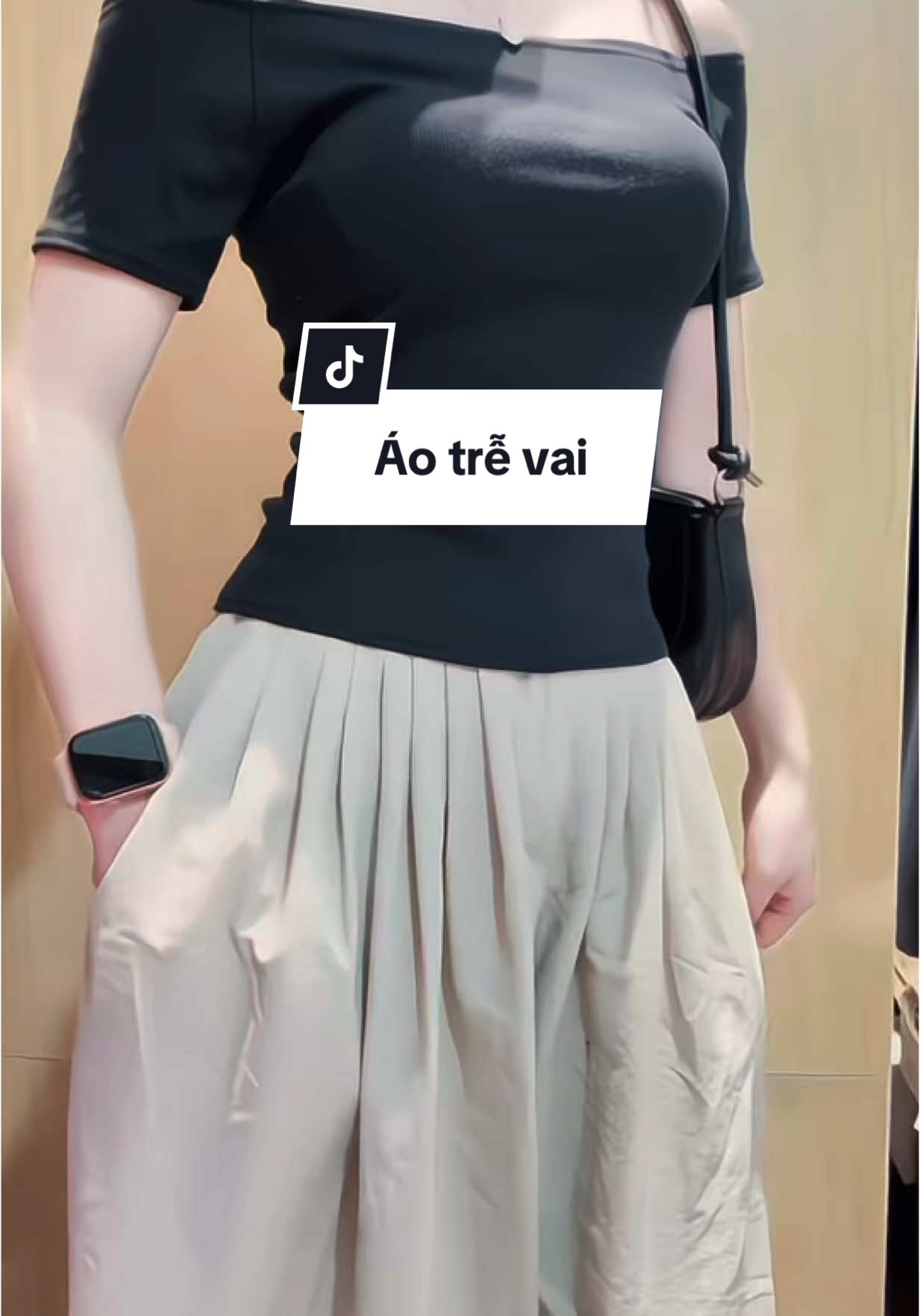 Áo trễ vai✨✨ #xuhuong #review #aotrevai #tiktok 