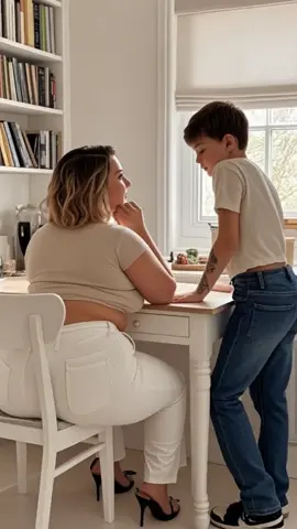 Hot mom helping with homework be like…. One second all patient, next second ready to flip the table! Parenting struggles are real y’all!  #MomLife#HotMom#HomeworkStruggles#ParentingReality#MomAndKids#TutorMode#MomLife