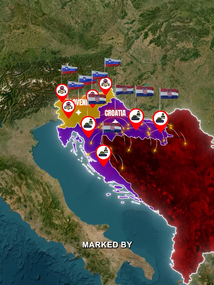 How Yugoslavia Broke Apart into 7 Countries  #viral #fyp #foryou #map #history #geography #facts #yugoslavia #europe #balkan #balkans #coldwar #mapvideo #animation #LearnOnTikTok #trending #DidYouKnow #worldfacts #split #maps

