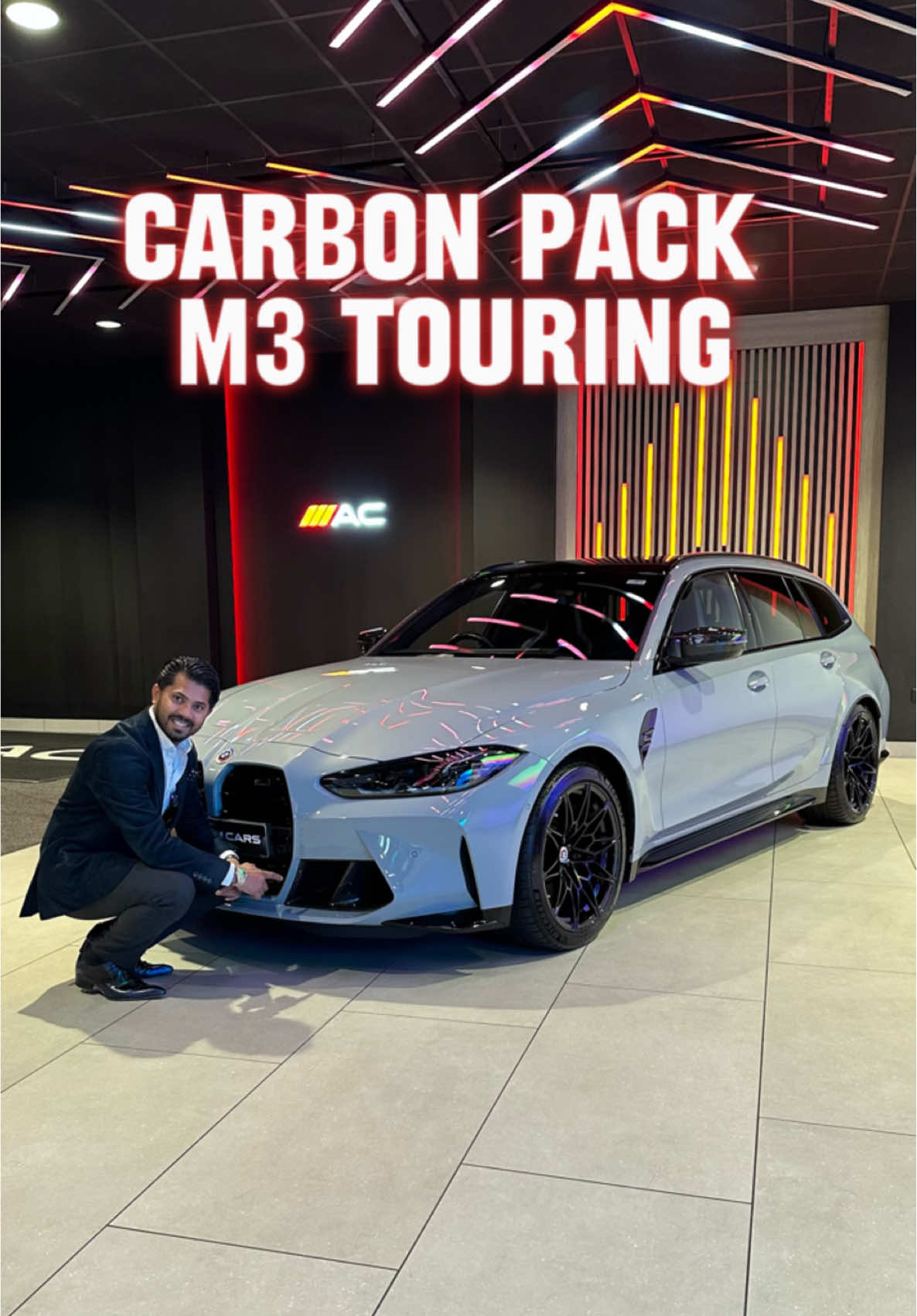 Full Carbon M3 Touring 🔥 2023 BMW M3 3.0 Competition M xDrive Touring Live Priced at £74,990 - Buy & Reserve Online - Contact Joe on 07714216989 or Business WhatsApp us on 07724101010 📲 What an M3 this is! Styled in Brooklyn Grey with M Carbon Pack including Carbon Exteiror & Silverstone/Black M Cabin Bucket Seats. Be quick with this one… Only 10,260 Miles with BMW Running In Service #bmw #m3 #m3touring #m3competition #brooklygrey #acklamcars 