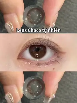 Lens choco cho khách iu lười đeo kính mà vẫn thích tự nhiên, baby thì chốt em này liền nha >< #xuhuongtiktok #lenstunhien #tangkemkhaydungcudeo