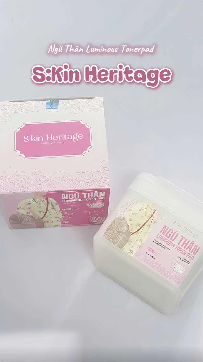 Toner pad mới ra của nhà S:kin Heritage Ngũ Thân – “Chân ái” của da dầu, da thường 🩷 packaging siu mê lunn á #SkinHeritage  #SkinHeritageVietnam  #TonerPadVietPhuc #Tonerpadquocdan #TonerPadNguThan #tonerpad #skincare #reviewlamdep #beauty #lamdep #review #goclamdep #nganhlamdep #unboxing #xuhuong #mypham 