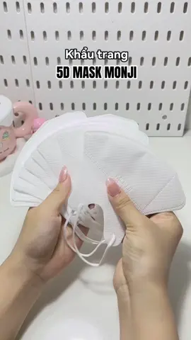Khẩu trang 5D Mask Monji #khautrang5d #khautrang #khautrangchongtiauv #review #xuhuong 
