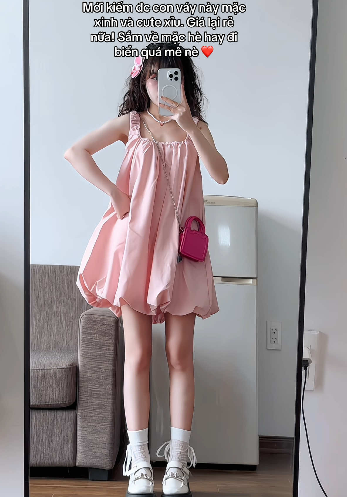 Váy dáng bí này mặc đáng iu xỉu, sắm 1c về mặc thui mấy bà #xuhuong #fyp #foryou #reviewquanaonu #vaydangngan #vaynuxinh #vaydangbi #vay2day #vay2daydangngan #vaynuxinhcute #vaynuhottrend 