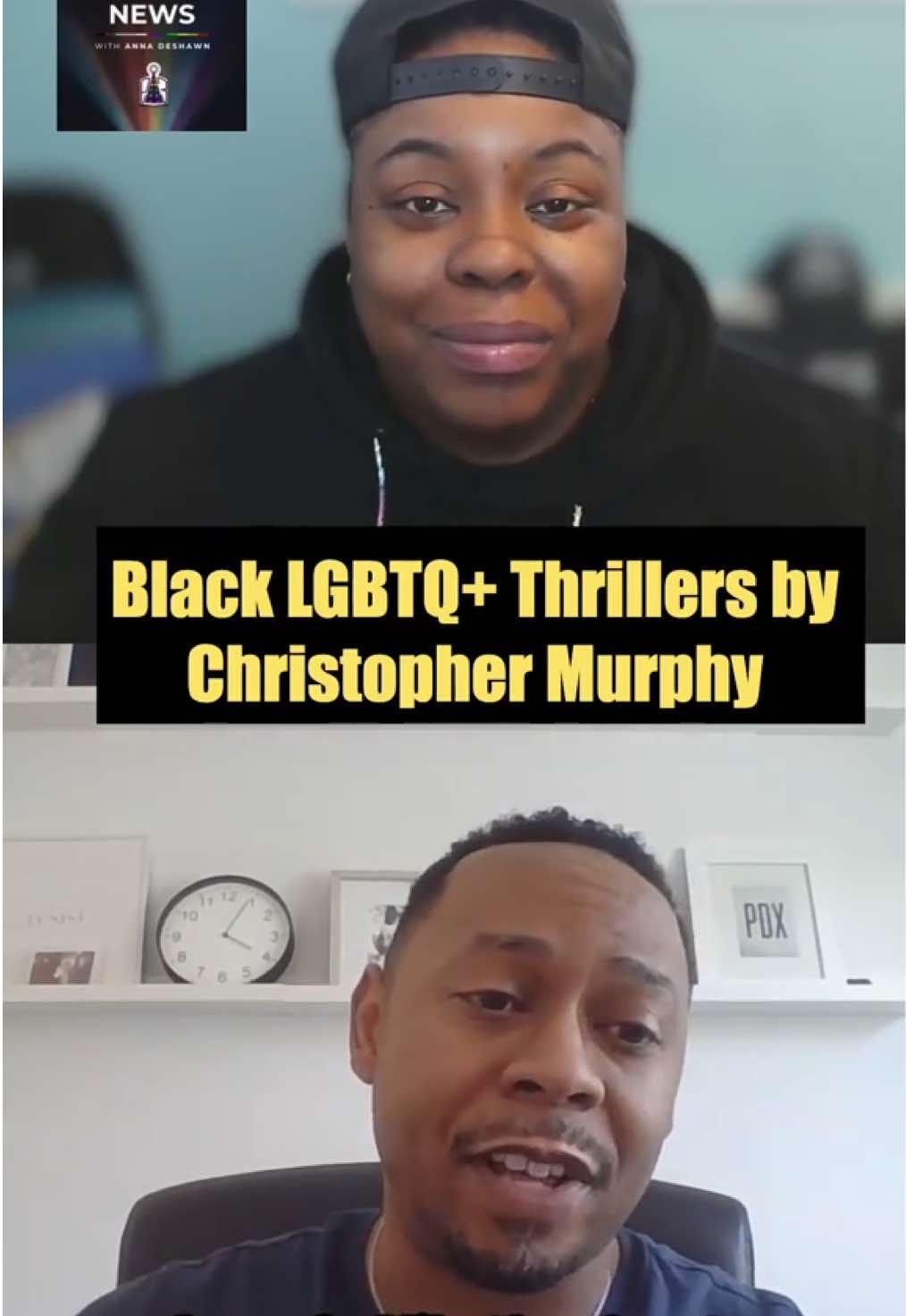 🎤✨ “We are history. We make the culture.” — Christopher Murphy @christophermurphybooks In this special episode of the award-winning Queer News podcast, your fav queer radio personality Anna DeShawn @annadeshawn sits down with author and thrill-seeker **Christopher Murphy** to talk Black queer storytelling, representation in literature, and the power of taking up space. 📚🏳️‍🌈 💥 Tap in to hear how Chris is writing a *magical Black queer love letter* to the thriller genre — and why our stories matter now more than ever. 🎧 Link in bio #QueerNews #podcast #podsincolor #QueerNewsDoneRight #LGBTQAuthors #BannedBooks #BookTok 