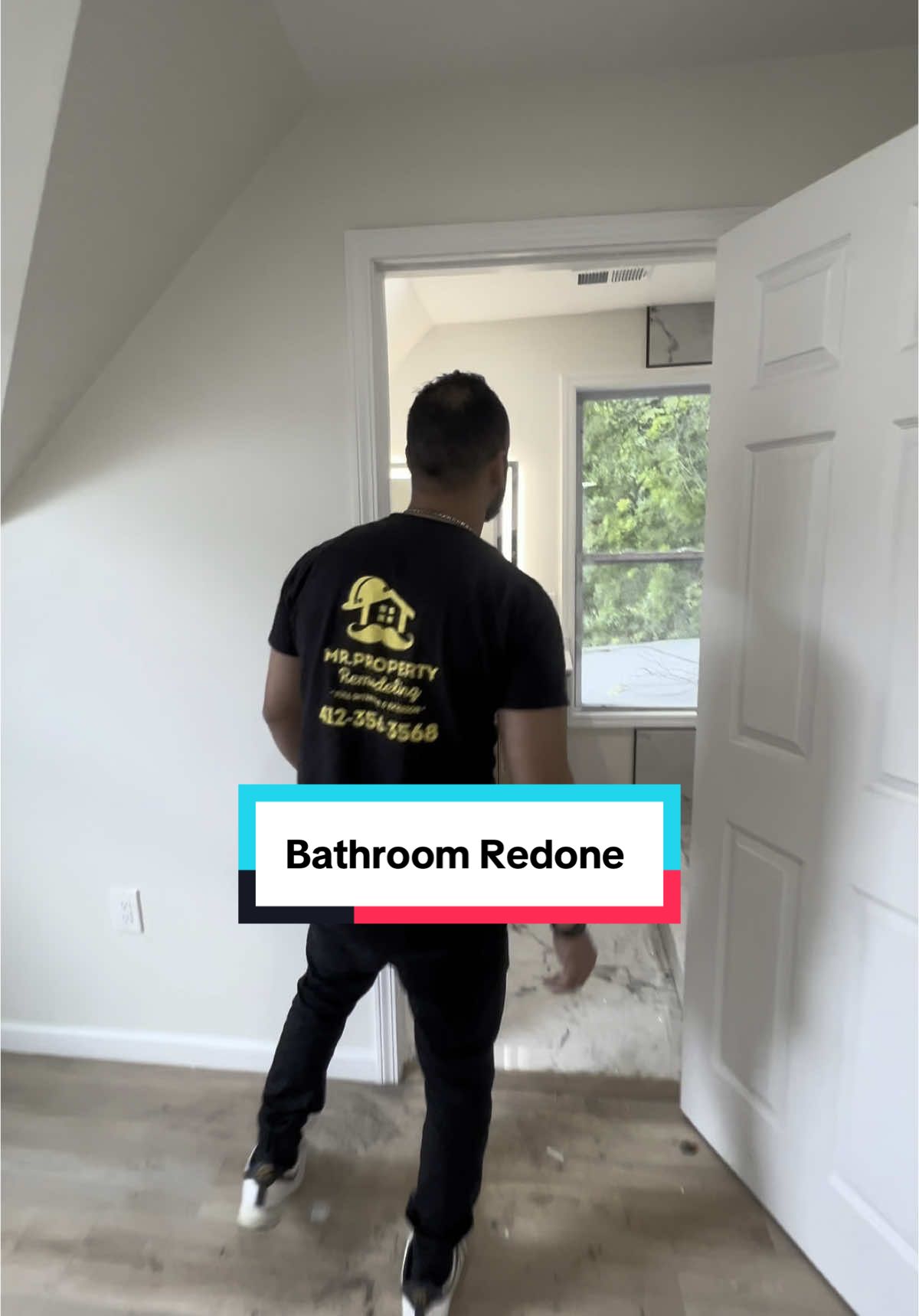 Master Bath🔥 #HomeRenovation #RealEstateInvesting #RealEstateHustle  