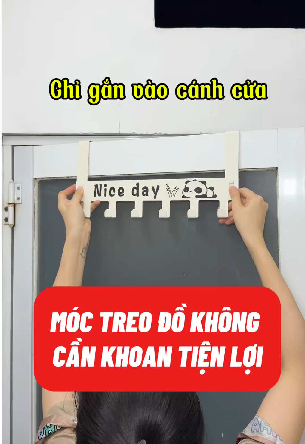 Móc treo đồ sau cánh cửa #ngandecor #diyhomedecor #moctreosaucua #moctreosaucanhcua 