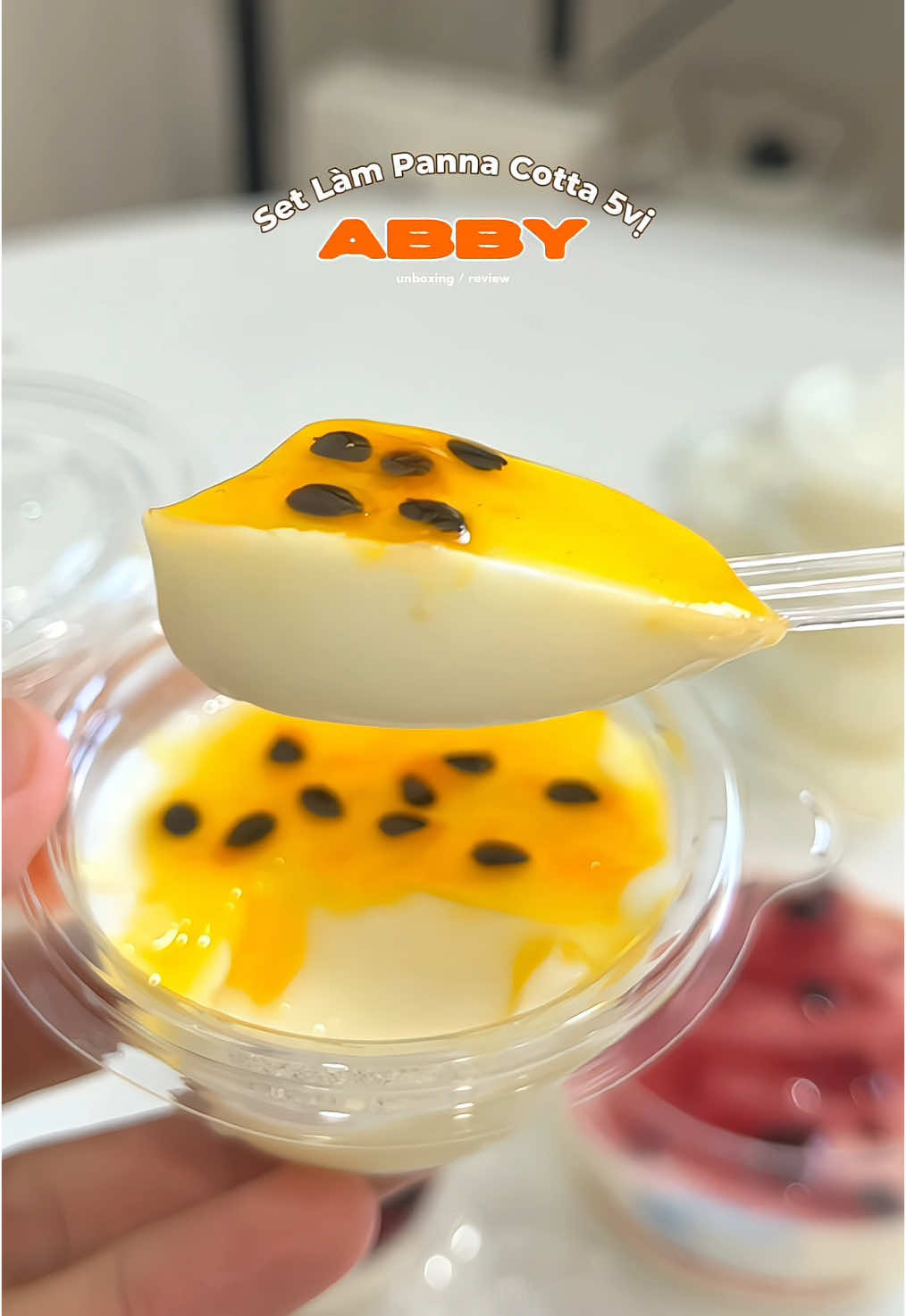 mới kiếm được set làm panna cotta nhiều vị ăn siu ngon lun mấy bà ơi #abbydolambanh #xh #xuhuong #trending #viral #fyp #LearnOnTikTok #ancungtiktok #setnguyenlieu #pannacotta #siêusốt #PannaCottaMứtLạ #dessert #monngonmoingay #summercake #easyhomecook#muataitiktok #anvat #nghile2009 