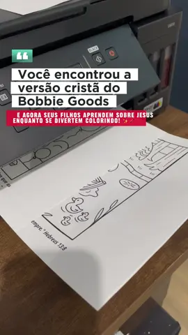 Você encontrou a versão cristã do Bobbie Goods… E agora seus filhos estão colorindo com propósito! 💫 💖 Cada página traz uma cena bíblica com amor, esperança e fé. Ideal para momentos de paz em família 🙏 👉 link na bio  #bobbiegoods #bobbiegoodscoloringbook #colorir #colorindo  #jesus #crista #cristaosnotiktok #cristaonotiktok 