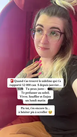 52 000 $ depuis janvier avec un sideline 100 % digital. Tu peux scroller encore 3 mois… Ou commencer aujourd’hui à créer ta liberté. Cet été peut tout changer. #MarketingDigital #BusinessEnLigne #FormationDigitale #SideHustleQuébec #RevenusPassifs #LancerSonBusiness #EntrepreneuriatFéminin #IndépendanceFinancière #MamanDigitale #TikTokBusiness #CréatriceDeContenu #AutomatisationRevenus