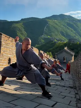 Do you know where is this place? #kungfu #shaolinkungfu #fyp  #monk #thegreatwall #greatwall 