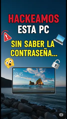🤯🤯accedo a la PC sin tener la contraseña 🤫🤫  #hack #hacker #ciberseguridad #information #informatica 