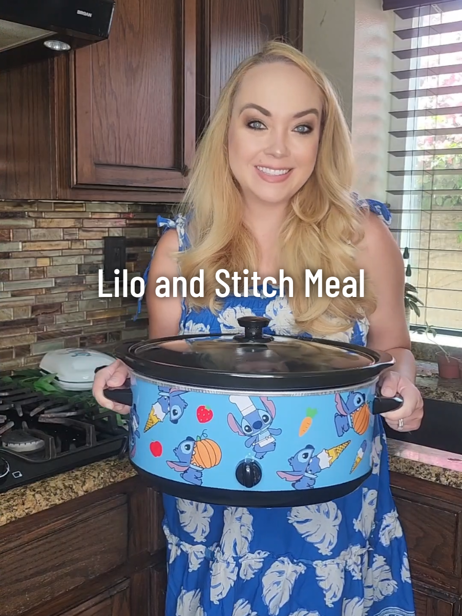 With all the excitement around Lilo and Stitch, I was inspired to create a meal straight out of the movie! 🌺 In the Stitch slow cooker, I made the easiest Kalua pork ever—just pork, a tropical marinade, and 8 hours on low. Served with rice, pineapple, and macaroni salad, it’s a little taste of the islands at home. To make it even more magical, I pressed a Hawaiian roll in the Stitch treat maker for a few seconds and turned it into the cutest little Stitch-shaped roll! Mahalo to Select Brands for gifting me the adorable Lilo & Stitch Slow Cooker and Treat Maker! 🩵 Use code SSparkles5 to save on your own—I earn a small commission on purchases made with my code. #StitchTreats #SelectBrands #LiloandStitch  @SelectBrands  Who else is excited for the new movie?