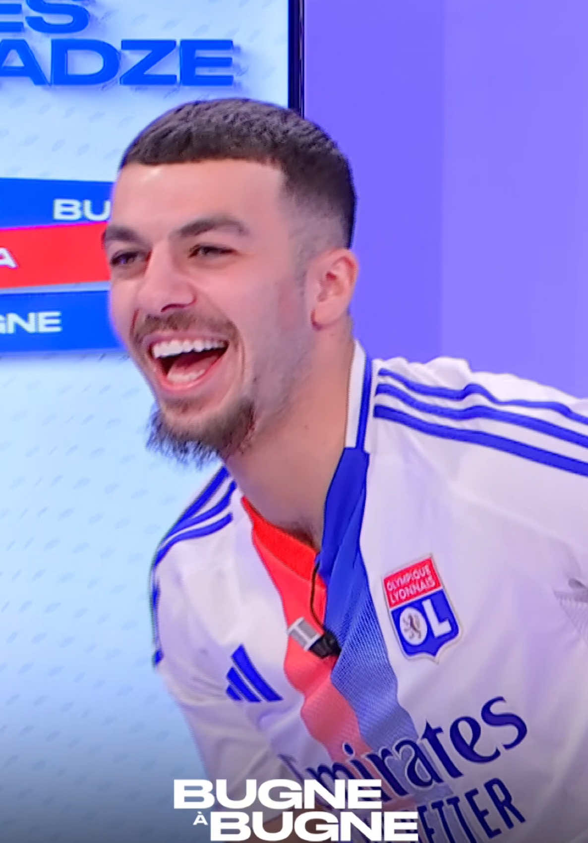 Clinton Mata et @Georges Mikautadze s'affrontent dans Bugne à Bugne ! 🔴🔵 #ligue1 #show #coulisses