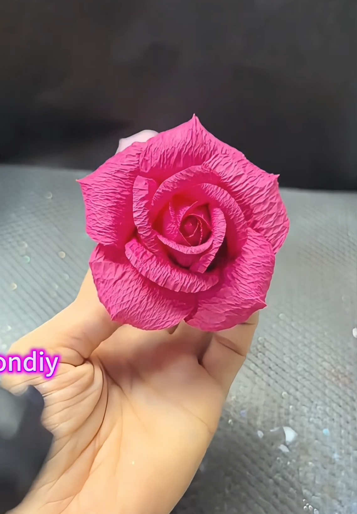 Handmade diy gift ideas crepe paper rose flowers tutorial #handmade #handmadegifts #flowers #gift #paper #papercraft #rose #handmadecraft #diyproject #diyfashion #diycraft #homedecor #DIY #tutorial #foryou #tiktok #diystufftomake #handcraft #TikTokCrafts #decoration #DIYCrafts #craft #flowerlovers #uktiktok 