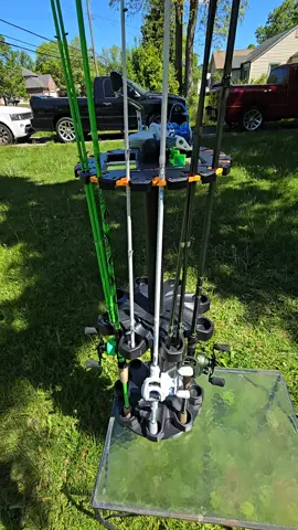 @KastKingUSA  V16 Fishing Rod Rack With Rotating Base AND KastKing White Patented V15 Vertical Fishing Rod Holde- Fishing Pole Rack Holds Up to 15 Fishing Rods or Combos, Lightweight and Durable ABS Construction, Space-Saving Fishing Rod Holders for Garage #kastking #rodholder #fishermen #fishinggear #fishtok #tiktokshopmemorialday #tiktokshopcreatorpicks 