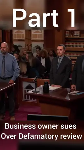 part 1 Business owner sues Over Defamatory review#judgejudy #judgejudy #viral #judgejudy 