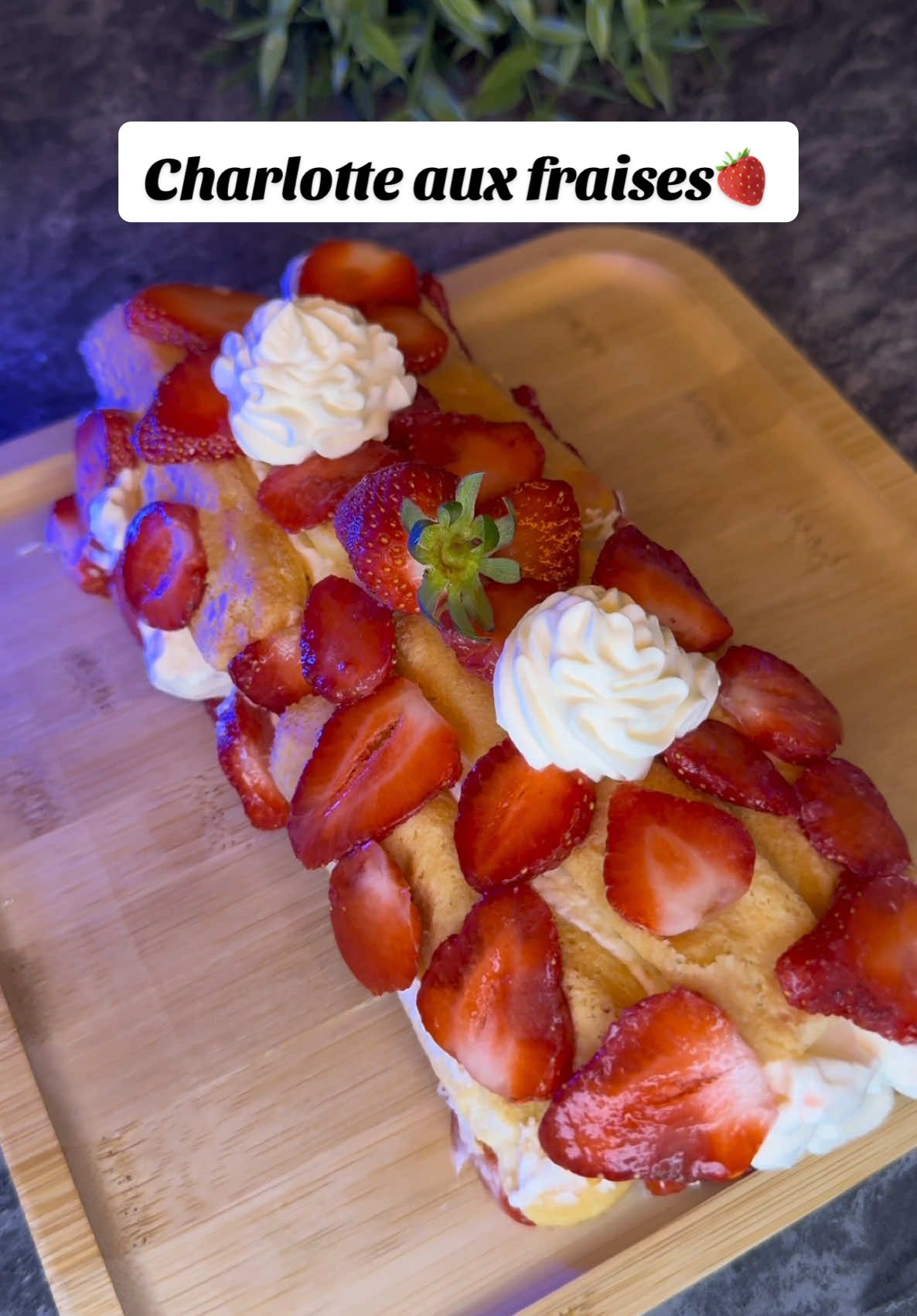 Charlotte aux fraises🍓#fraise #food #Foodie #Recipe #pourtoi 