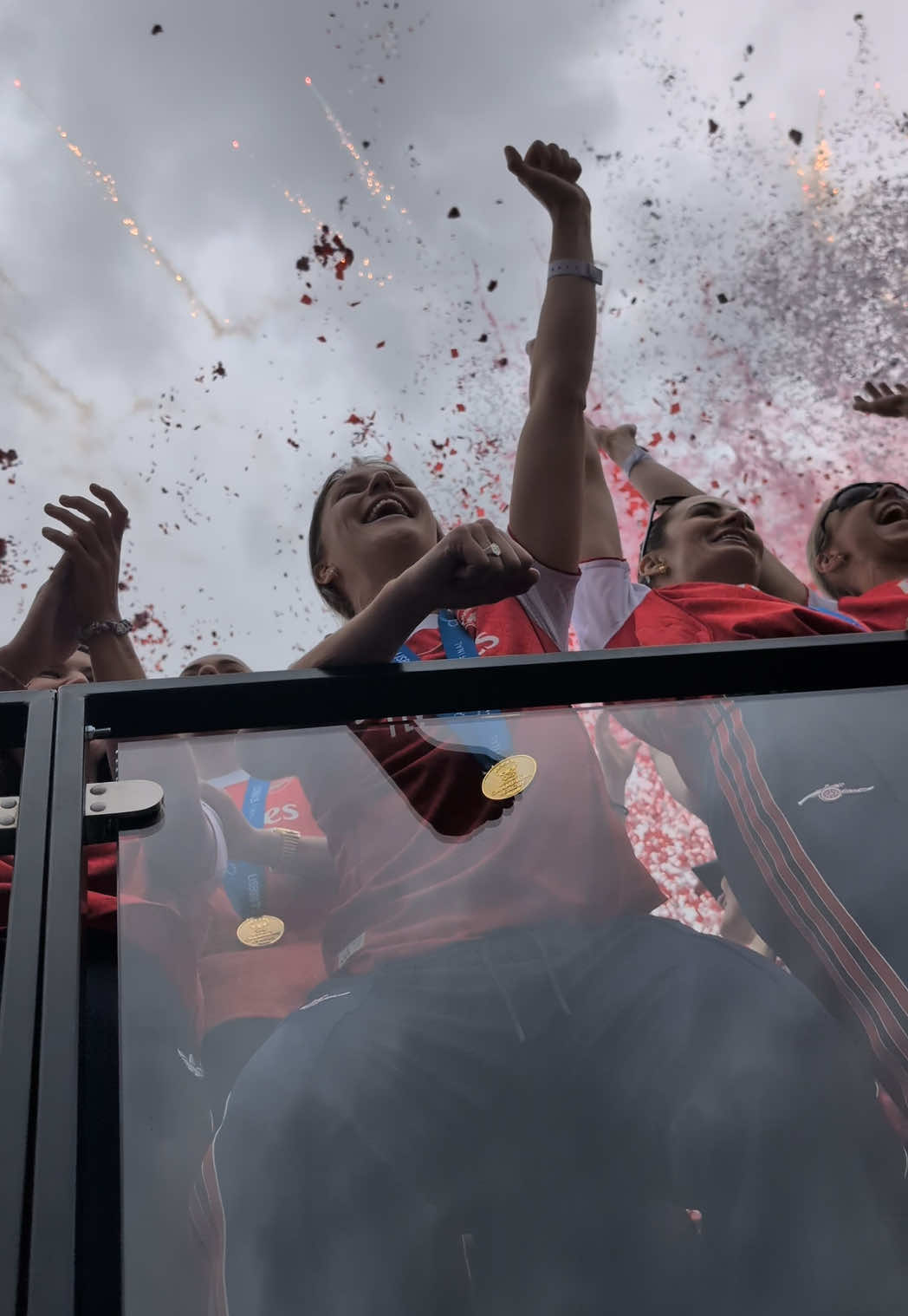 POV: You’re front row at our Champions League trophy lift 🤩 #arsenal #arsenalwfc #championsleague 
