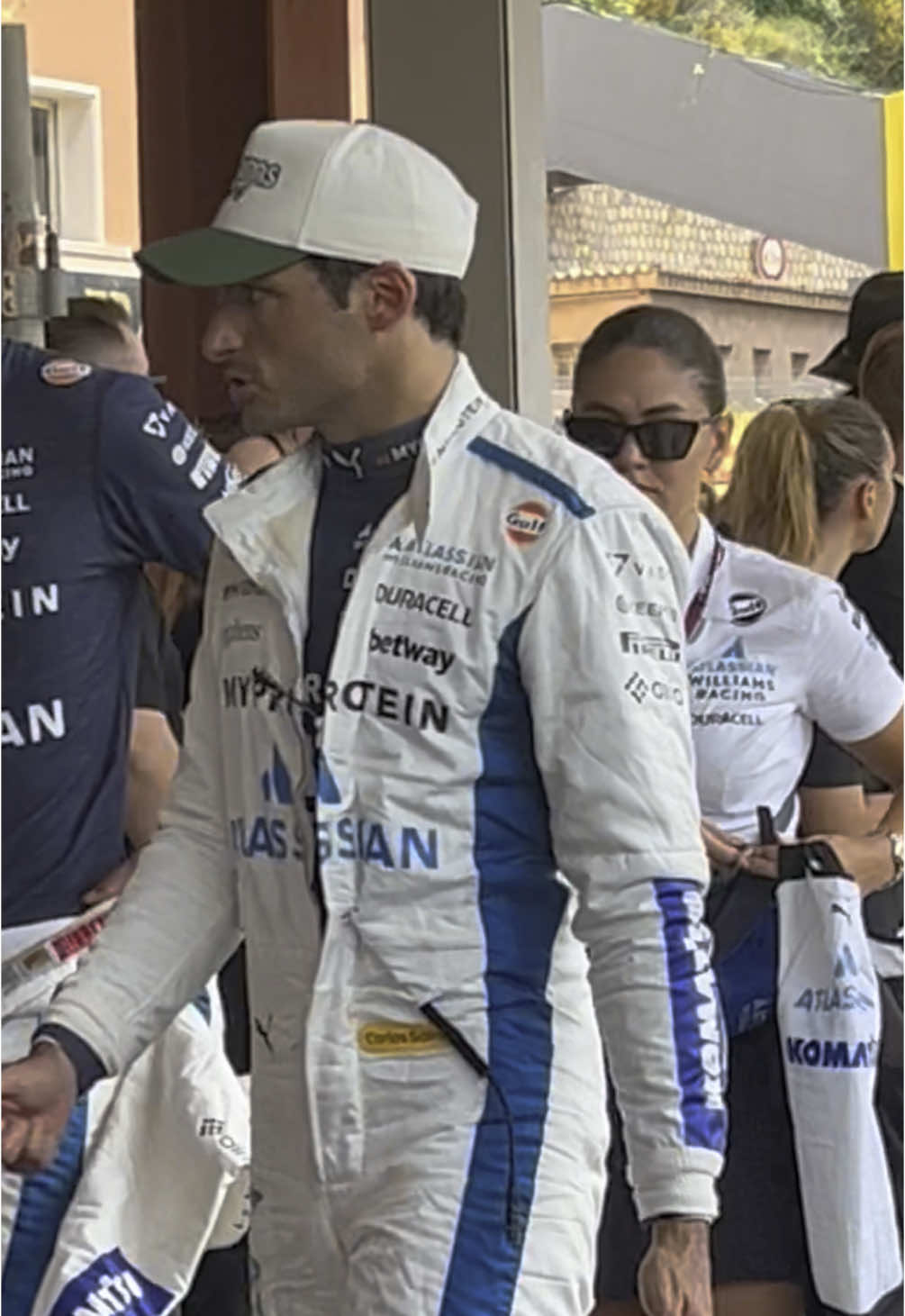 Gossip final boss @Atlassian Williams Racing #f1tiktok #williamsf1 #alexalbon #carlossainz 
