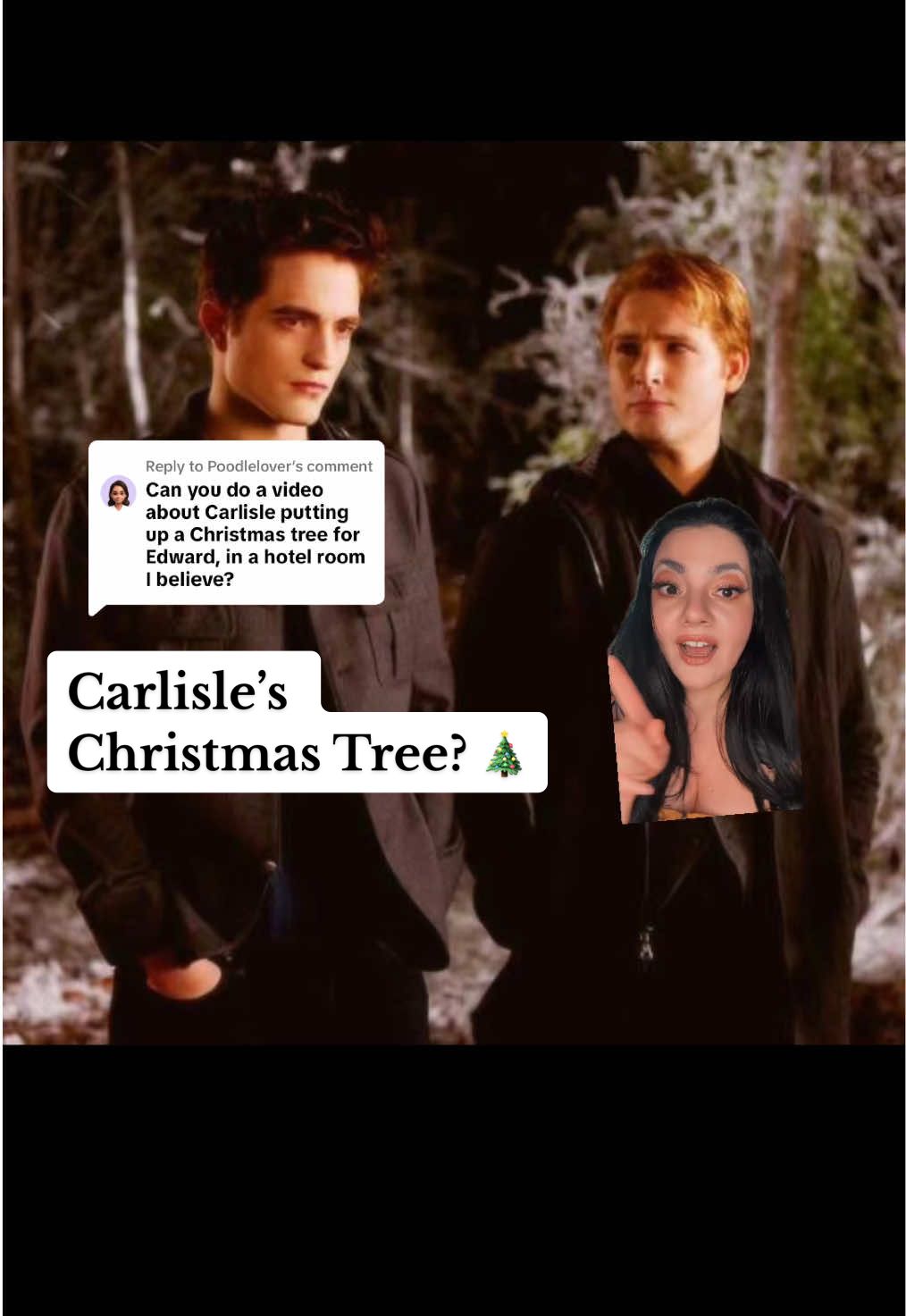 Replying to @Poodlelover and you know what i would take this over the bonrad Christmas scene any day so 😁 #twilight #carlislecullen #jacobblack 