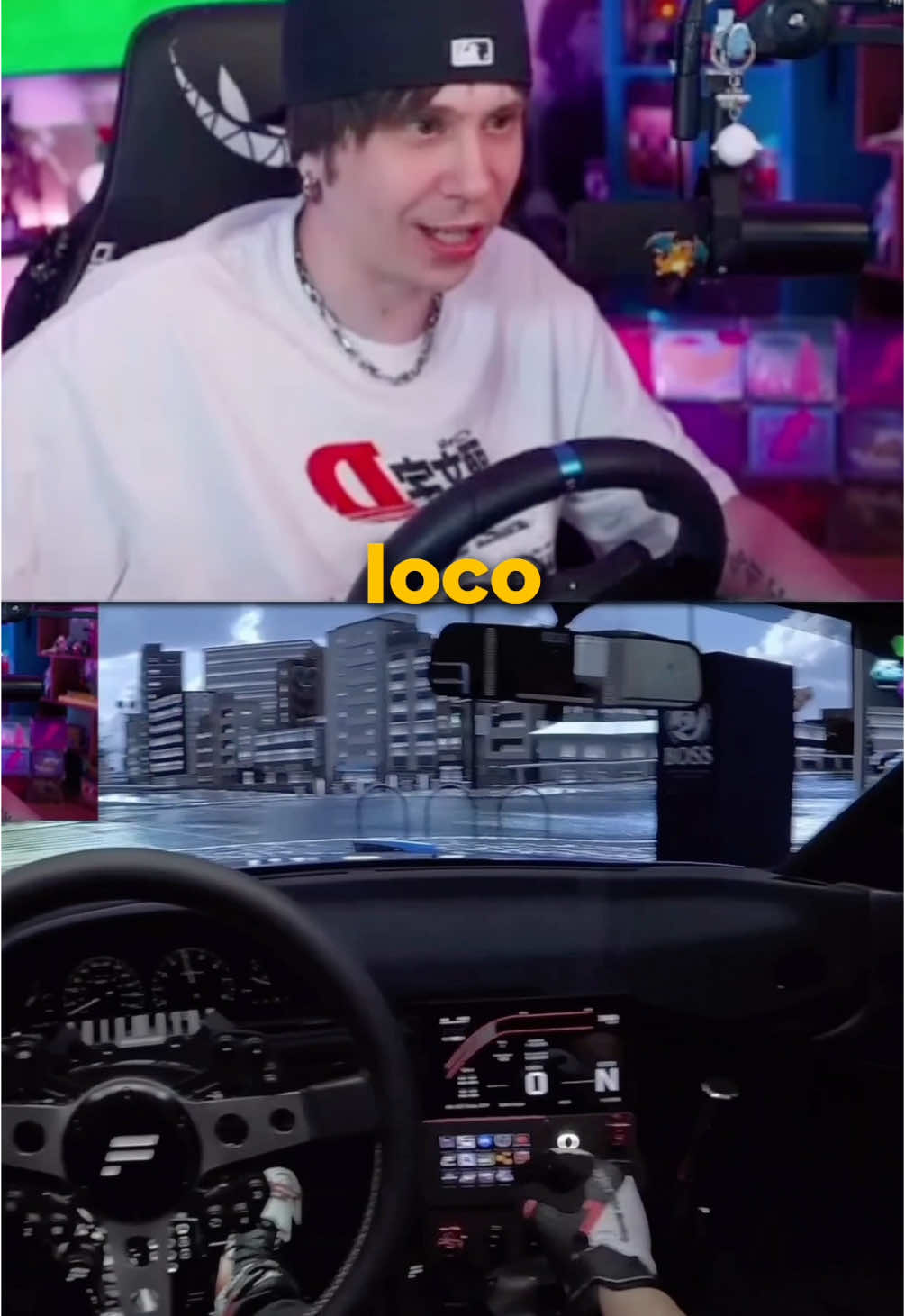 Rubius flipa con el setup de coche más loco del mundo 😱🔥 #elrubiusomg #elrubius #humor #setup #fyp