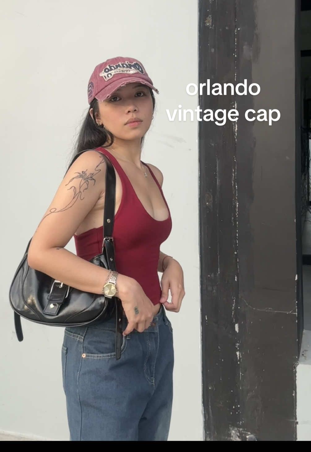 ₱109 lang 😮‍💨 orlando vintage/washed cap #vintagecap #washedcap #baseballcap 