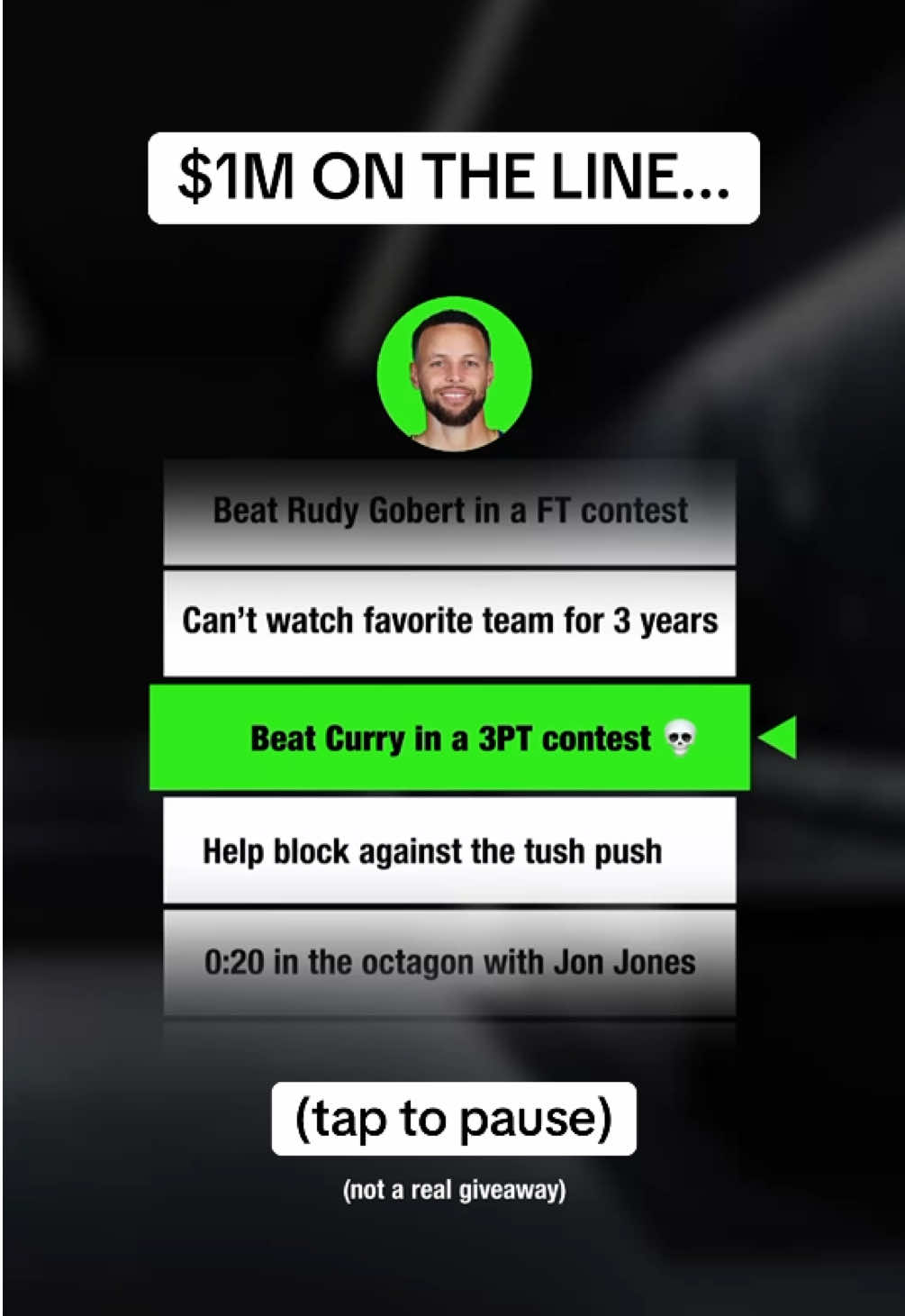 $1M on the line…could you do this? Tap the screen to stop the wheel and see 😤