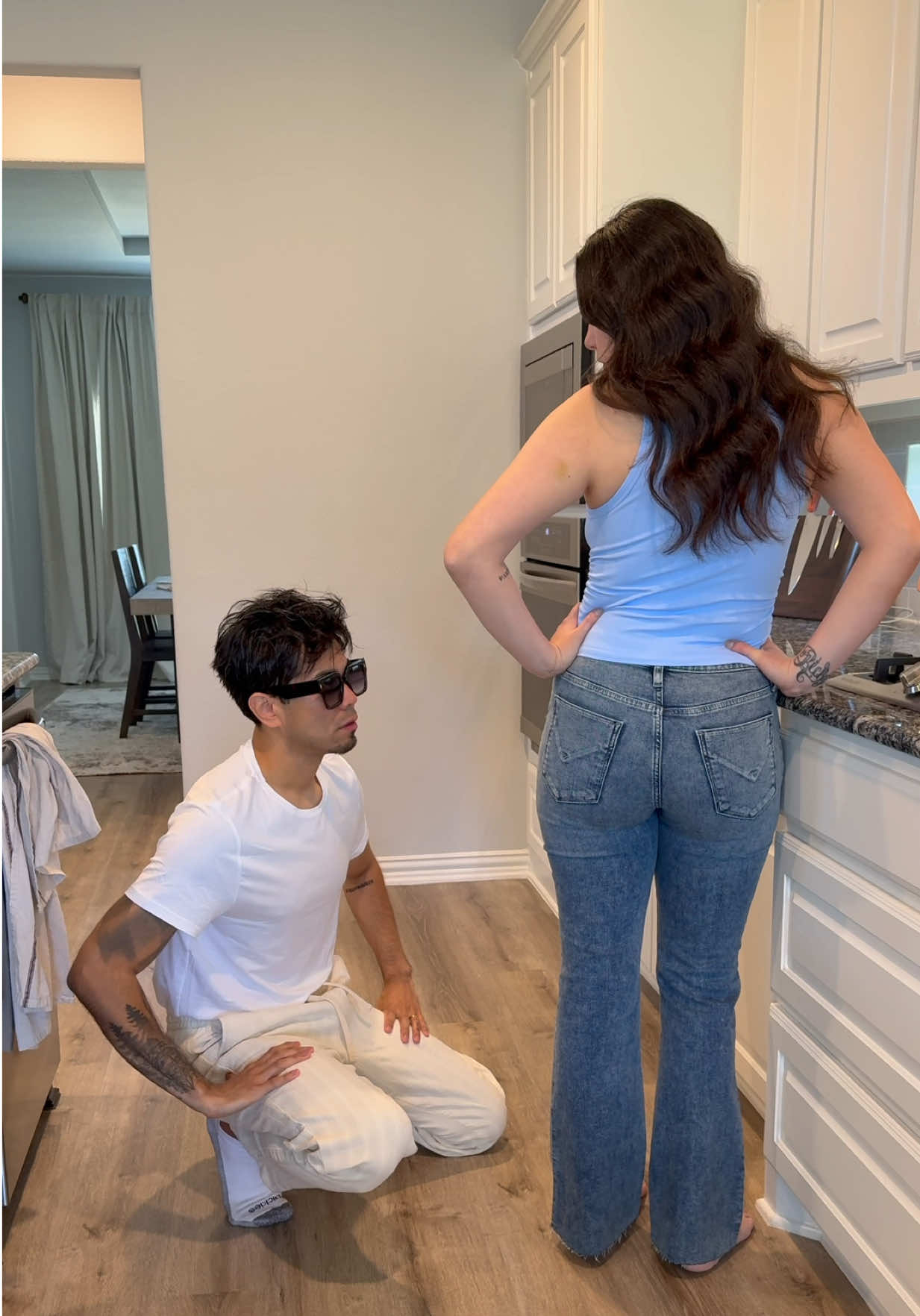 I think it worked! 👍 #couple #funny #husbandwife #cute #rickyandlesly 