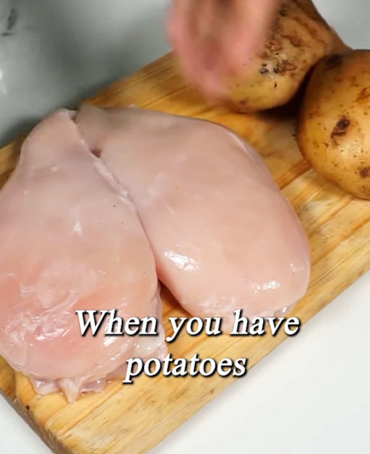 Ni en mil años, imaginaras que con papas y pechuga de pollo, ¡hago esta deliciosa receta para el Almuerzo completo #cocina #recetas #RecetaFácil #CocinaTikTok #RecetasRápidas #RecetasRápidas #CocinaCreativa #HackDeCocina #NiEnMilAños 
