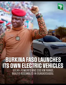 Burkina Faso makes history with the launch of its own solar-powered electric vehicles. 330 km range, locally assembled in Ouagadougou. A bold step toward sustainable mobility and African tech independence. Part1 more videos coming #ibrahimtraoré🇧🇫 #burkinafaso 