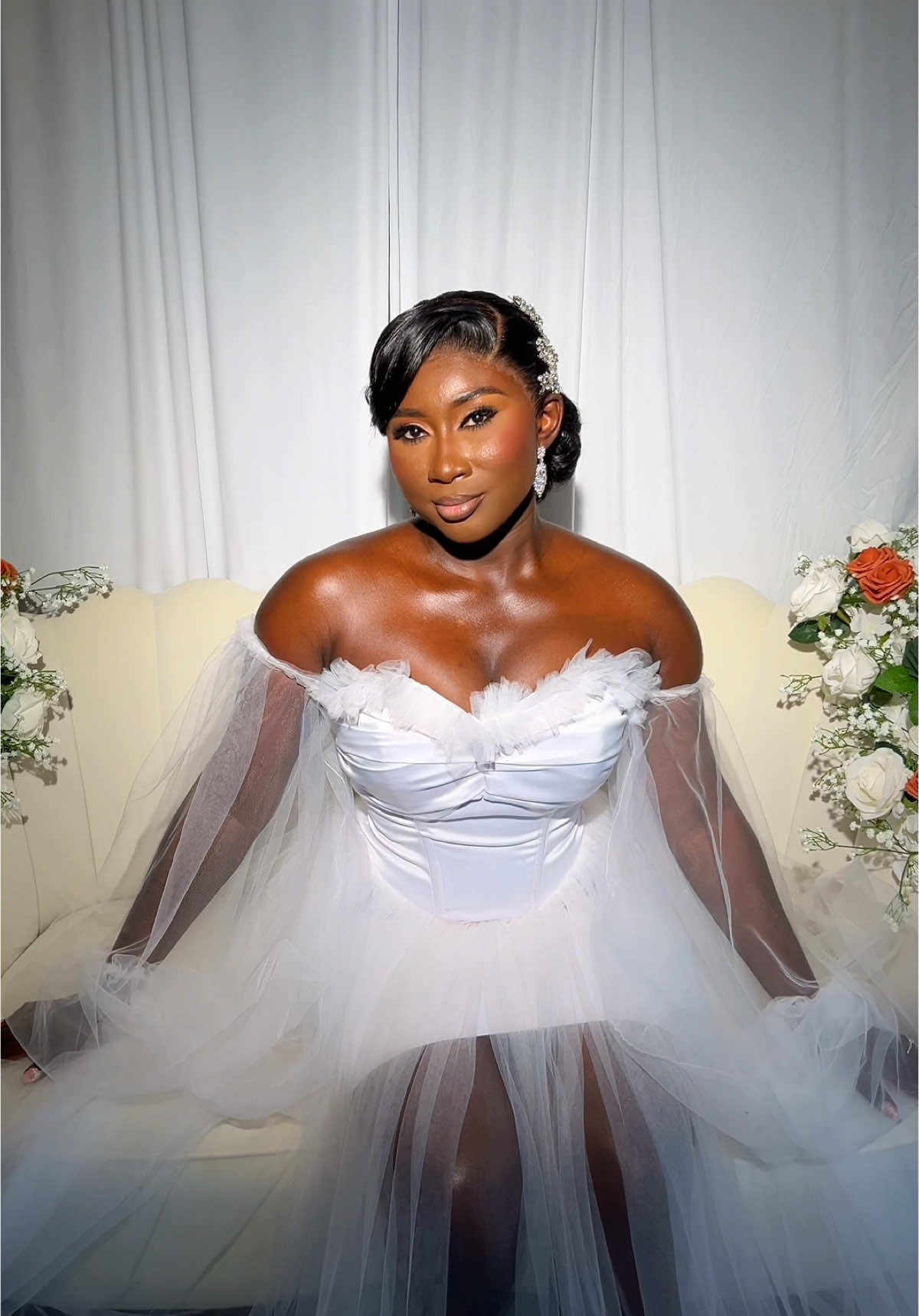 What a bride 😍😍 #bellanaijaweddings #ghanaweddings #bride #bridalmakeup #bridalrobe #bridalglam #2025wedding #2025bride 