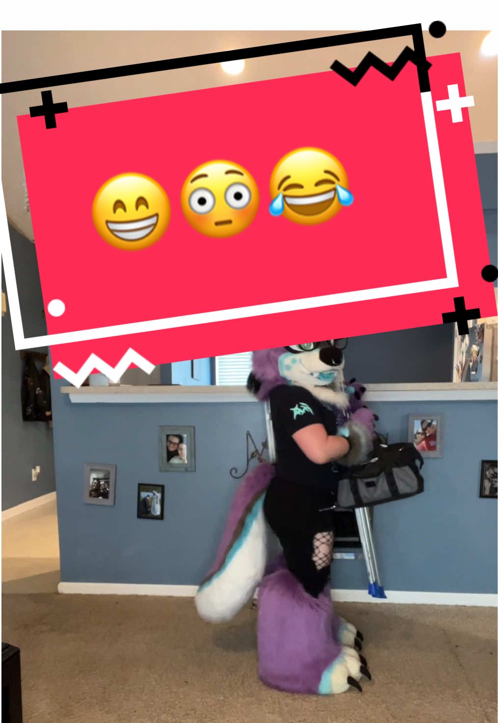 Haha hyper independence go brrrrr 😂 #furry #fursuit #fursuiter #poptartlexi 