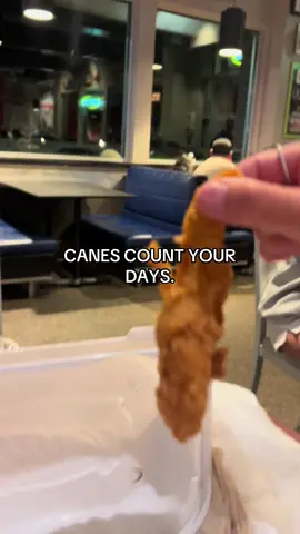 ummm excuse me @Raising Cane's please explain yourself 😭 i’m never coming back again these chicken strip r just sad 