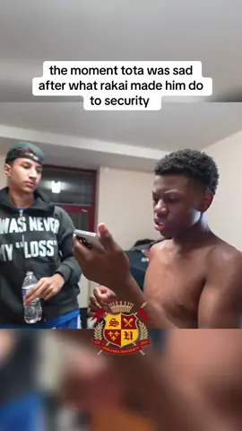 the moment tota was sad after what rakai made him do to security #kaicenat #streameruniversity #fyp #virals 