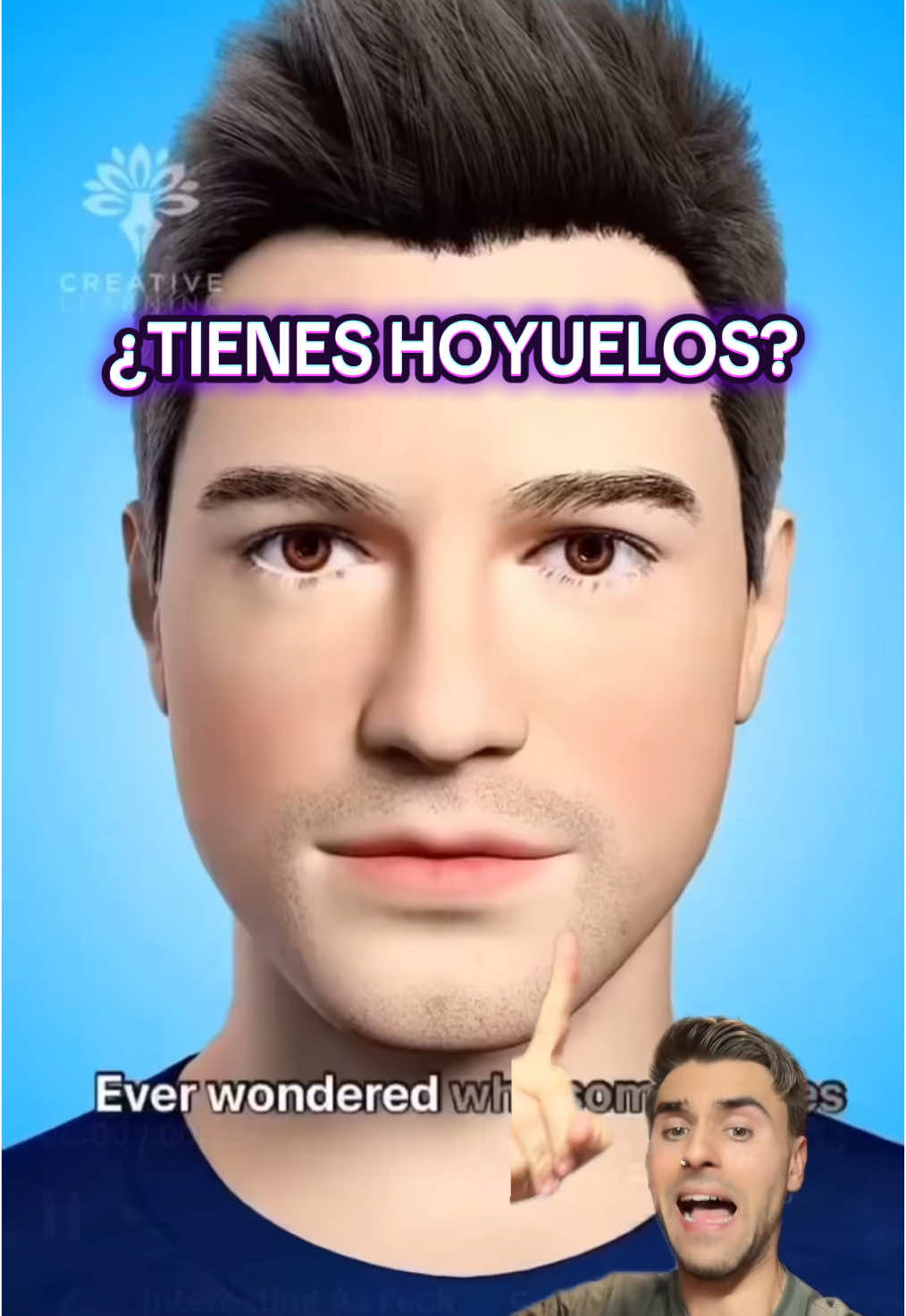 La razón por la cual tienes hoyuelos #hoyuelos #sonrisa 