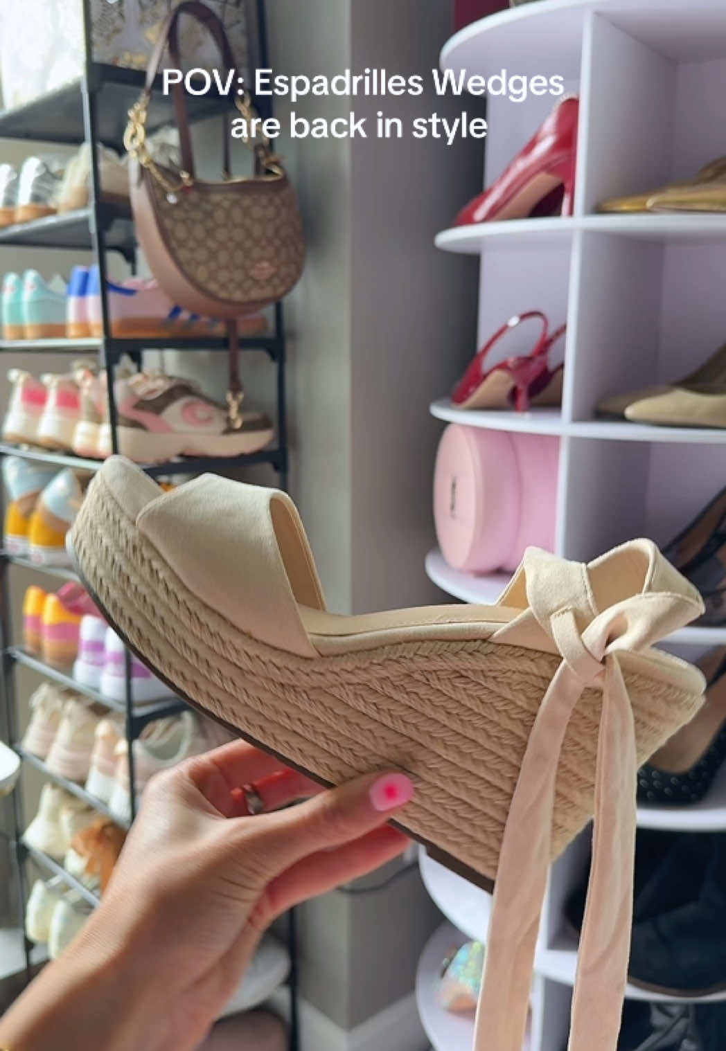 These are the shoes of the summer #shoes #wedges #backinstyle #espadrilles #summershoes #sandals #summersandals #espadrillesandals #tiktokshopcreatorpicks #ttscreatorbash  #tiktokshopmemorialday