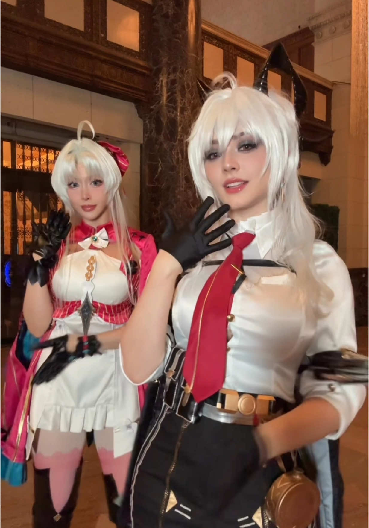 This wasn’t part of my job description… but here we are  🫩  #zani #carlotta #wuwa #zaniww #wutheringwaves #wuwacosplay #wuwaanniversary 