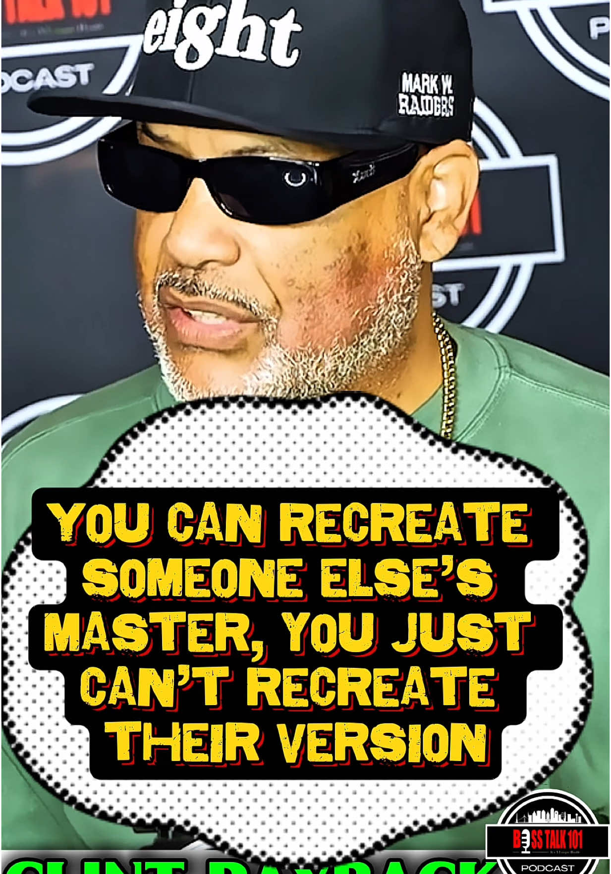 @mrpayback spoke on getting the production credits for Snoop Dogg remix to Gin &Juice that was used on the Soul Plane movie.  Also dropped some major 💎 saying that you can recreate someone else’s master but you can’t recreate their version. #masters #recreation #music #producer #clintpaybacksands #snoopdogg #podcast #bosstalk101 #fyp #interview #bosstalk