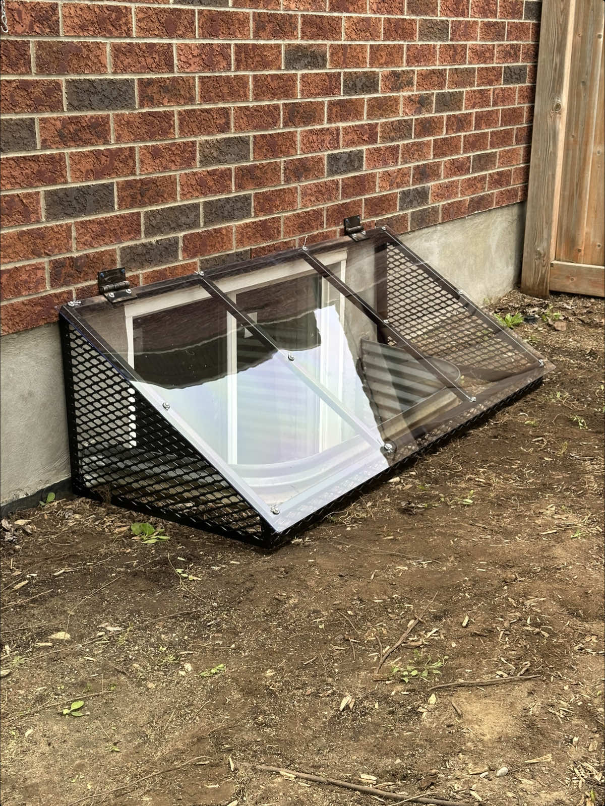 Call us at 2899436686 #ontario #toronto#realator #Safetyfirst #GTAandsurroundingareas #wellcover #installationincluded #anotherjobdone #canopy #basemententranceshed #sheridan #GTAandsurroundingarea